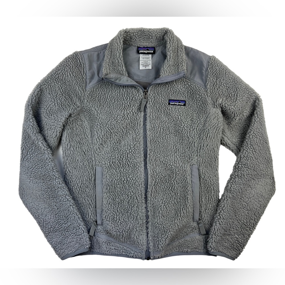 Patagonia Jacket Womens Small S Retro-X Dusky Gray Deep-Pile Fleece 23072